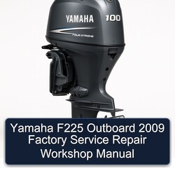 2009 Yamaha F225 Outboard Service Repair Workshop Manual PDF