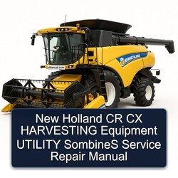 New Holland CR CX Harvesting Equipment Utility Sombines Service Repair Workshop Manual PDF