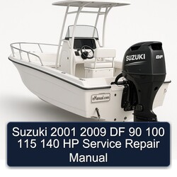 2001-2009 Suzuki DF 90 100 115 140 HP Service Repair Workshop Manual PDF