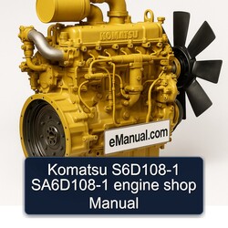 Komatsu 108 S6d108-1 Sa6d108-1 Engine Shop Service Repair Workshop Manual PDF