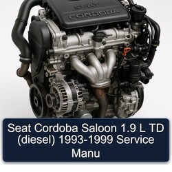 1993-1999 Seat Cordoba Saloon 1.9 L TD (DIESEL) - Manu Service Repair Workshop Manual PDF