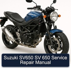 Suzuki SV650 SV 650 Service Repair Manual 