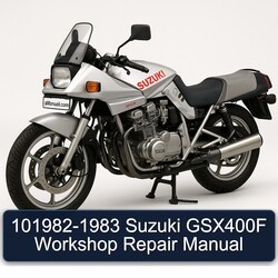 1983 Suzuki GSX Series 101982- GSX400F Service Repair Workshop Manual PDF
