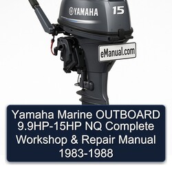 1983-1988 Yamaha Marine Outboard 9.9hp-15hp NQ Service Repair Workshop Manual PDF