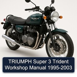 1995-2003 Triumph Trident Super 3 Service Repair Workshop Manual PDF