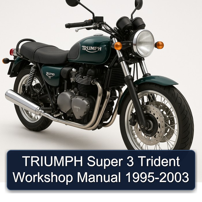 1995-2003 Triumph Trident Super 3 Service Repair Workshop Manual PDF