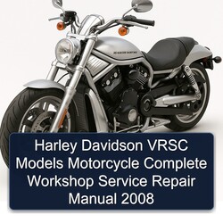 2008 Harley Davidson Vrsc Models Motorcycle Service Repair Workshop Manual PDF