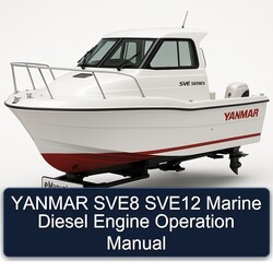 Yanmar SVE8 SVE12 Marine Diesel Engine Operation Service Repair Workshop Manual PDF