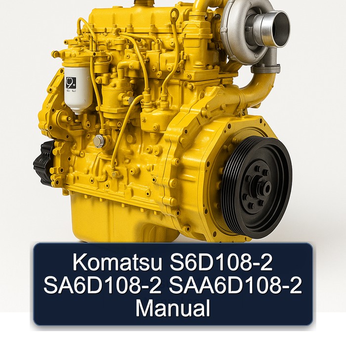 Komatsu 108 2 S6d108-2 Sa6d108-2 Saa6d108-2 Service Repair Workshop Manual PDF