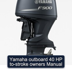 Yamaha Outboard 40 HP -stroke Owners Owner's Manual PDF