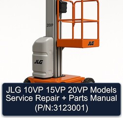 JLG 10VP 15VP 20VP Models Parts (p/n:3123001) Catalog PDF
