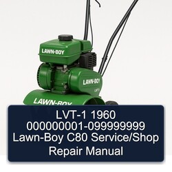 1960 LVT-1 000000001-099999999 LAWN-BOY C80 /shop Service Repair Workshop Manual PDF