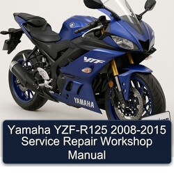 2008-2015 Yamaha YZF Models YZF-R125 Service Repair Workshop Manual PDF