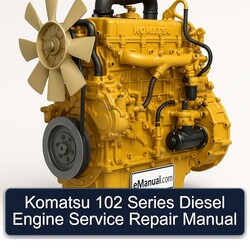 Komatsu 102 Series Diesel Engine Service Repair Workshop Manual PDF