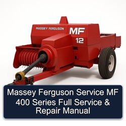 Massey Ferguson MF 400 Series Service Repair Workshop Manual PDF