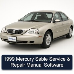 1999 Mercury Sable Software Service Repair Workshop Manual PDF