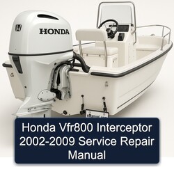 2002-2009 Honda SH125 VFR800 Interceptor Service Repair Workshop Manual PDF