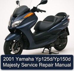 2001 Yamaha Majesty Yp125d/yp150d Service Repair Workshop Manual PDF