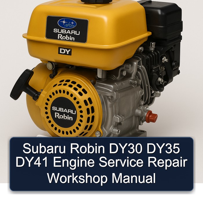 Subaru Robin DY Models DY30 DY35 DY41 Engine Service Repair Workshop Manual PDF