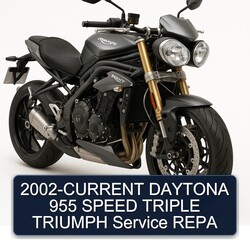 2002 Triumph Speed Triple Current Daytona 955 Repa Service Repair Workshop Manual PDF
