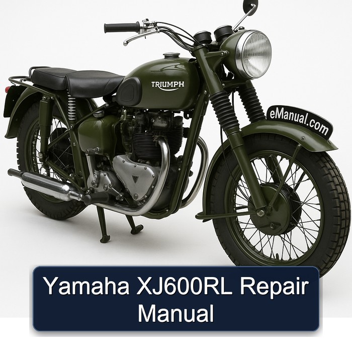 Triumph TRW Yamaha XJ600RL Service Repair Workshop Manual PDF