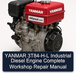 Yanmar L A Series 3t84-h-l Industrial Diesel Engine Service Repair Workshop Manual PDF