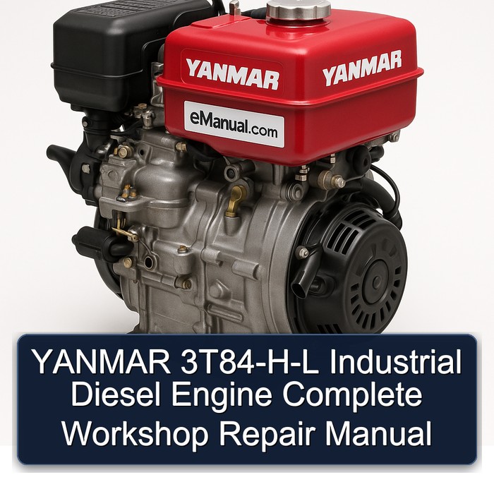 Yanmar L A Series 3t84-h-l Industrial Diesel Engine Service Repair Workshop Manual PDF