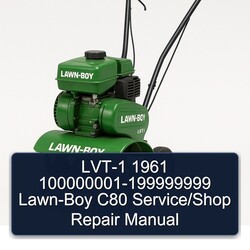 1961 LVT-1 100000001-199999999 LAWN-BOY C80 /shop Service Repair Workshop Manual PDF