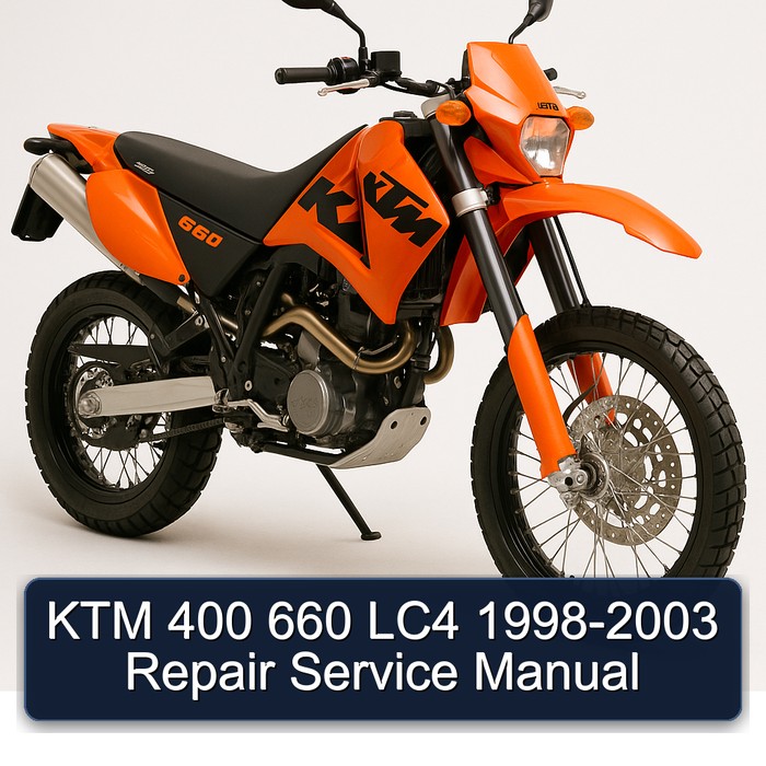 1998-2003 KTM 400 660 LC4 Service Repair Workshop Manual PDF