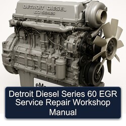 Detroit Diesel 60 Series EGR Service Repair Workshop Manual PDF