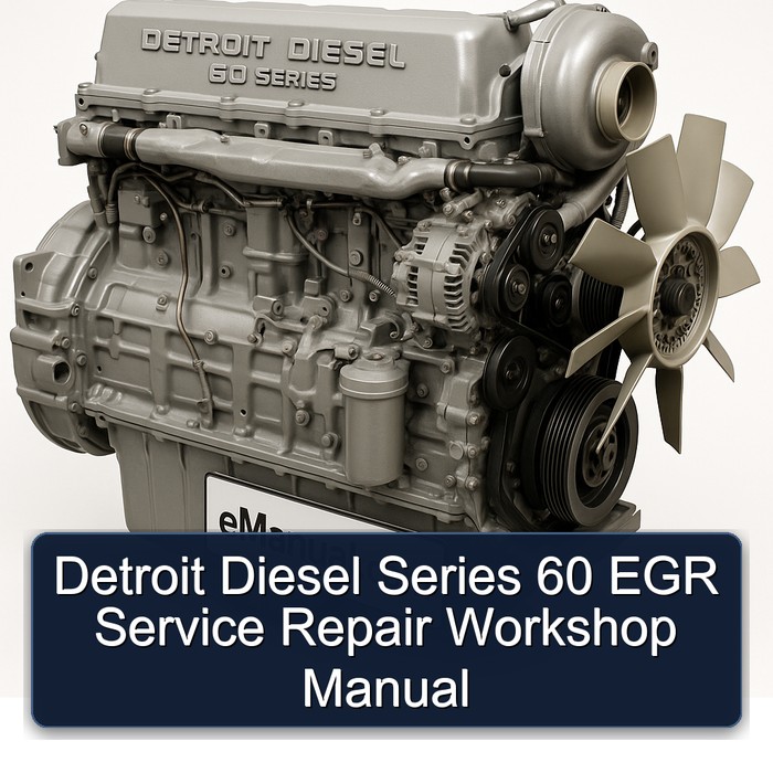 Detroit Diesel 60 Series EGR Service Repair Workshop Manual PDF