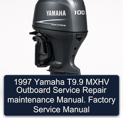1997 Yamaha T9.9 Mxhv Outboard Service Repair Workshop Manual PDF