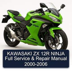 2000-2006 Kawasaki Ninja ZX 12R Service Repair Workshop Manual PDF