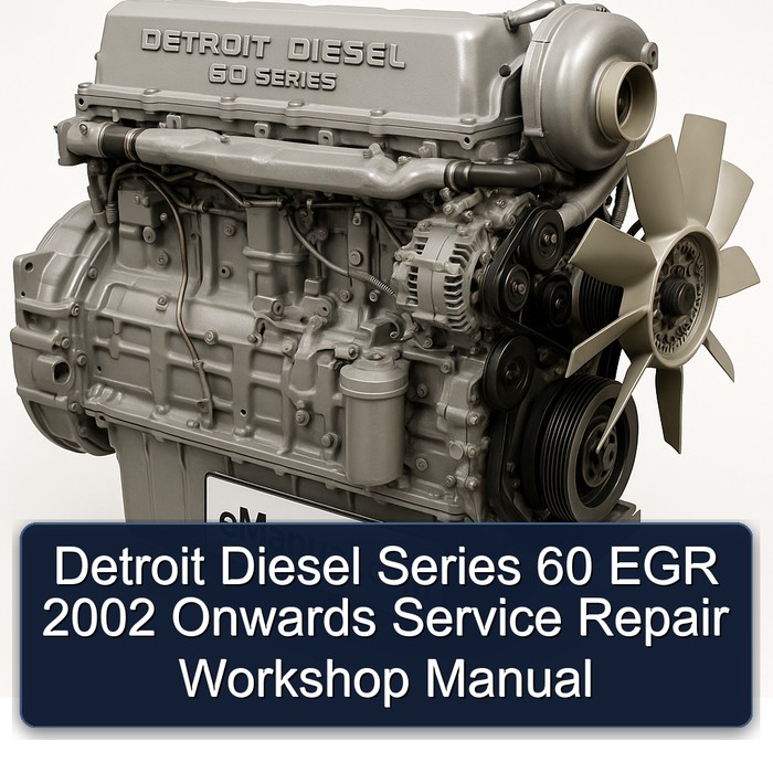 2002 Detroit Diesel 60 Series EGR Onwards Service Repair Workshop Manual PDF