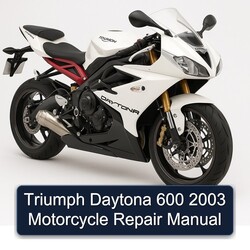 2003 Triumph Daytona 600 Motorcycle Service Repair Workshop Manual PDF