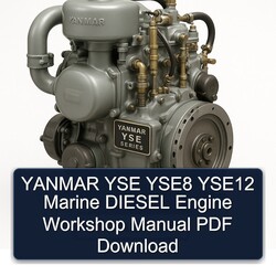 Isuzu Marine Yanmar YSE YSE8 YSE12 Diesel Engine Service Repair Workshop Manual PDF