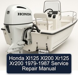 1979-1987 Honda XL125 XL200 XR125 XR200 Service Repair Workshop Manual PDF