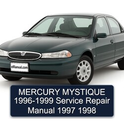 1996-1999 Mercury Mystique Service Repair Workshop Manual PDF