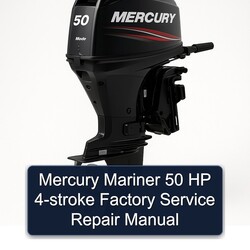 Mercury Mariner 50 HP 4-stroke Service Repair Workshop Manual PDF