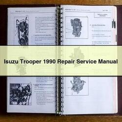 1990 Isuzu Trooper Service Repair Workshop Manual PDF