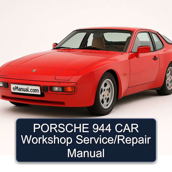 Porsche 944 CAR Service Repair Workshop Manual PDF