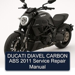 2011 Ducati Diavel Carbon ABS Service Repair Workshop Manual PDF