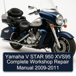 Yamaha V STAR 950 XVS95 Complete Workshop Repair Manual 2009-2011 