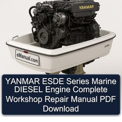 Yanmar Esde Series Marine Diesel Engine Service Repair Workshop Manual PDF