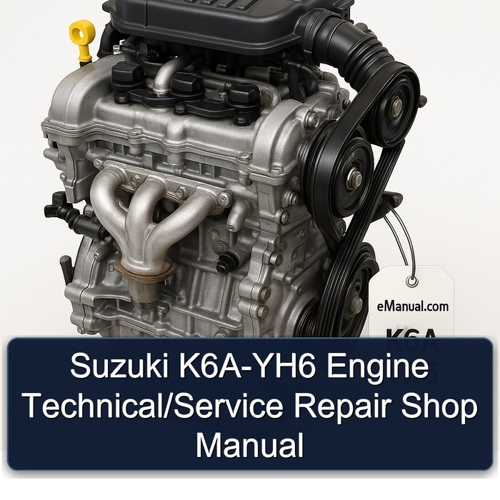 Suzuki K6A YH6 K6A-YH6 Engine / Shop Service Repair Workshop Manual PDF