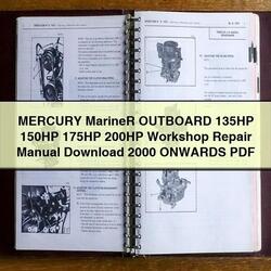 2000 Mercury Mariner Outboard 135HP 150HP 175HP 200HP Onwards Service Repair Workshop Manual PDF