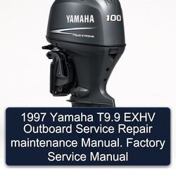 1997 Yamaha T9.9 Exhv Outboard Service Repair Workshop Manual PDF