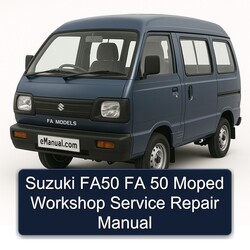 Garelli Moped Suzuki FA50 FA 50 Service Repair Workshop Manual PDF