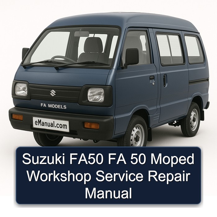 Garelli Moped Suzuki FA50 FA 50 Service Repair Workshop Manual PDF