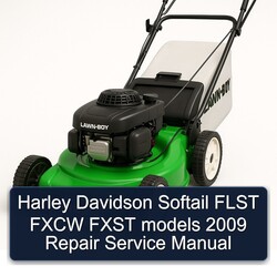 2009 Harley Davidson Softail Flst Fxcw Fxst Models Service Repair Workshop Manual PDF
